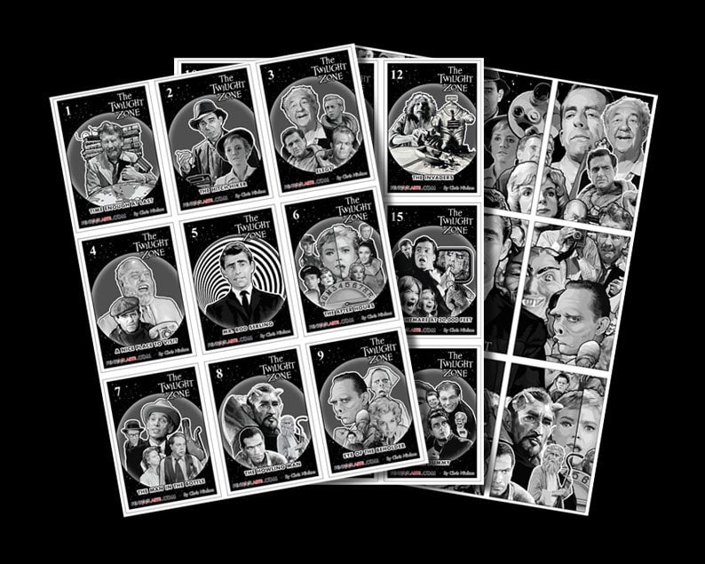 Get my TWILIGHT ZONE 27-Card Collector Trading Cards Set for